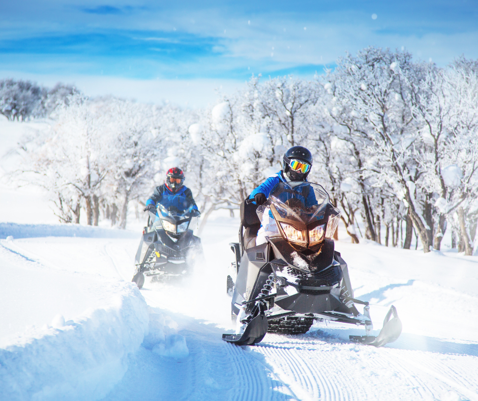 Snowmobiling